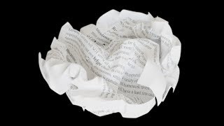 Create Crumpled Paper Fast Blender Tutorial [upl. by Heyes]