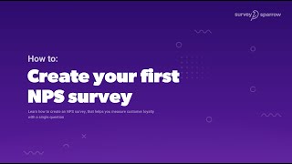 How to Create an NPS Survey from Scratch   NPS Surveys from SurveySparrow [upl. by Athalla]