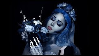 Corpse Bride Halloween Makeup Tutorial [upl. by Ahserb]