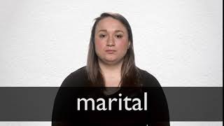 How to pronounce MARITAL in British English [upl. by Ettelra326]