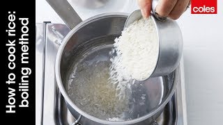 How to cook rice boiling method [upl. by Assenna]