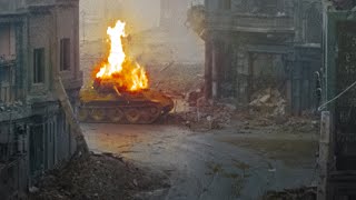 The tank duel at the Cologne cathedral in the trailer for quotSpearheadquot [upl. by Oneill]