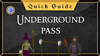 Quick Guide Underground pass [upl. by Akierdna]