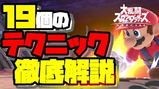 【スマブラSP】初心者が知らない19個のテクニック徹底解説【反転空後・空ダ・崖奪いなど】 [upl. by Neelyahs]