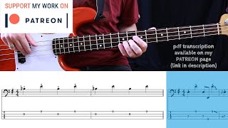 Jimi Hendrix  Purple Haze Bass cover with tabs [upl. by Antrim]