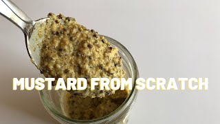 How To Make Mustard  Easy Homemade Spicy Mustard [upl. by Eiwoh]