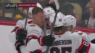 NHL Highlights Senators vs Penguins  January 11 2025 [upl. by Ahsikyt892]