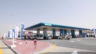 Look Inside ADNOCs first service station in Dubai [upl. by Rosaleen]