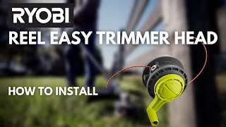 How to Install a RYOBI REELEASY SPEED WINDER Bump Feed Trimmer Head [upl. by Smiga270]