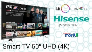 Hisense Smart TV 4K 50 Pulgadas  Unboxing y Análisis [upl. by Heyes]