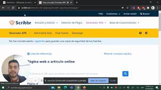 Citar páginas web en APA en 10 segundos [upl. by Ruperto]