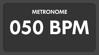 50 BPM  Metronome [upl. by Scholz]