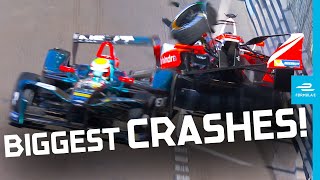 Biggest Crashes In Formula E History [upl. by Vena]