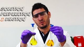 Lab Demonstration  Solution Preparation amp Dilution [upl. by Collar]