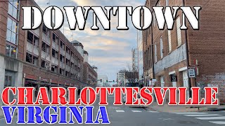 Charlottesville  Virginia  4K Downtown Drive [upl. by Ahsrat]