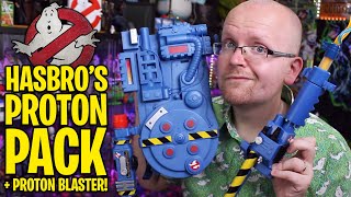 Hasbros NEW Ghostbusters Proton Pack  Proton Blaster unboxing  review [upl. by Ellerad440]