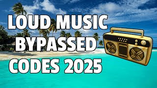 LOUD MUSIC BYPASSED Roblox Ids WORKING 2025 [upl. by Esilanna169]