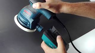 Removing the Bosch ROS20VSC Random Orbit Sanders Dust Collector [upl. by Winstonn]