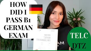 TELC B1 German Exam  How to Pass B1  DTZ  2020 [upl. by Meehar]