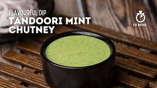 Tandoori Mint Chutney  Mint Dip for Tandoori Chicken  Mint Chutney  Cookd [upl. by Mafalda]