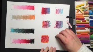 10 Oil Pastel Techniques [upl. by Ynnatirb]