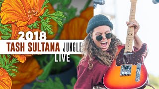 Tash Sultana quotJunglequot Live  California Roots 2018 [upl. by Valli]