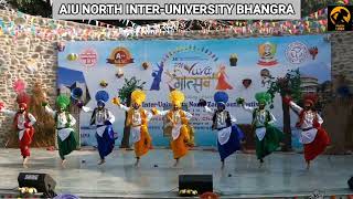 GGN Khalsa College Ludhiana Bhangra at AIU North InterUniversity Youth Festival [upl. by Sheryl852]