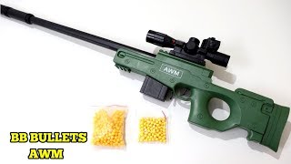 Pubg AWM Toy Gun With BB Bullets  Unboxing  Pubg Toys [upl. by Dwan]