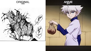 Hunter x Hunter  Manga vs Anime Killua vs Johness [upl. by Lauryn]