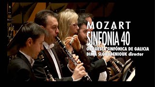 W A Mozart Symphony nº 40  Dima Slobodeniouk  Sinfónica de Galicia [upl. by Ahsenre187]