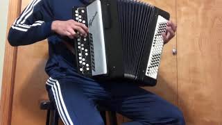 Коробейники Korobeiniki  Баян Accordion [upl. by Hach800]