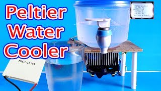 Water Cooler Using peltier module  How to make [upl. by Ehcram866]