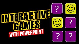 Interactive Games with Triggers in PowerPoint  Download and Animation Tutorial [upl. by Eibber944]