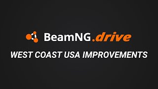 BeamNGdrive  West Coast USA Improvements [upl. by Arabella]