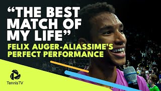 PERFECT Felix AugerAliassime Performance Against Kecmanovic  Basel 2022 [upl. by Martreb481]