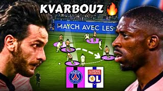 How Dembele amp Kvara COOKED Lyon 🔥 [upl. by Emina]