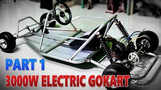 Build a 3000W Electric Go Kart at Home  v4  Part 1 [upl. by Etteinotna]