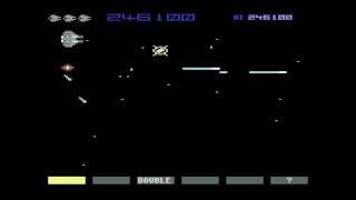 Nemesis Gradius Konami C64 Commodore 64 game gameplay all levels with music [upl. by Trask]