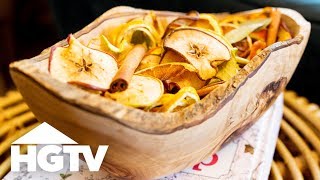 How to Make Fall Potpourri  HGTV Happy  HGTV [upl. by Naitsyrk]