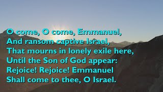 O Come O Come Emmanuel Tune Veni Immanuel  5vv with lyrics for congregations [upl. by Justicz]