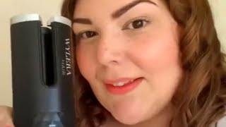 Worlds First Automatic Curler  Review by hollieplus [upl. by Woolcott]