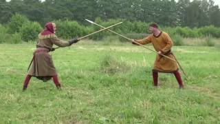 Medieval Spear Play Part 1 [upl. by Eenaffit]