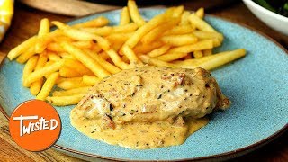 How To Make Creamy Honey Mustard Skillet Chicken  Twisted [upl. by Joon]