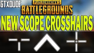 How To Get The NEW SCOPE DOTS  PUBG Tutorial 2018 [upl. by Holds]