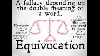 Equivocation Logical Fallacy [upl. by Edita]