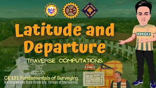 Latitudes and Departures  Traversing and Traverse Computations  Fundamentals of Surveying [upl. by Axela]