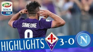 Fiorentina  Napoli 30 Highlights  Giornata 35  Serie A TIM 201718 [upl. by Arotal]