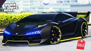 Pegassi Zentorno Review amp Best Customization SALE NOW GTA 5 Online Lamborghini Sesto Elemento  NEW [upl. by Anale]