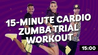 15Minute Cardio Zumba Trial Workout [upl. by Atsillac226]