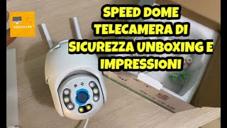 Telecamera wifi di sicurezza ECONOMICA Unboxing e prime impressioni [upl. by Mizuki]